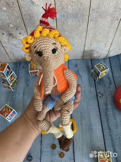 Буратино вязанный