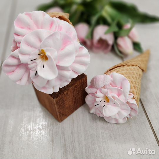 Сладкие букеты из зефира