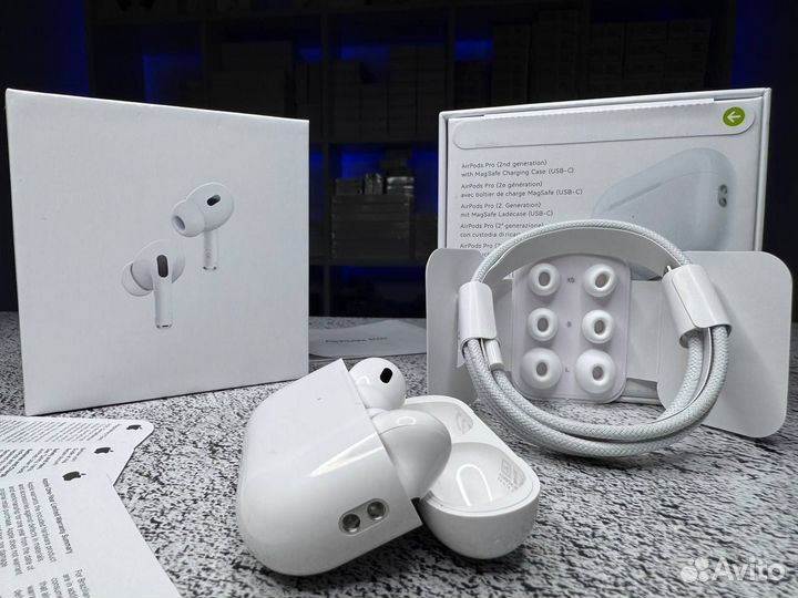Airpods pro 2 type-c Titanium 2025 новинка сезона