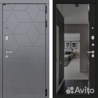 Входная дверь cosmo с зеркалом