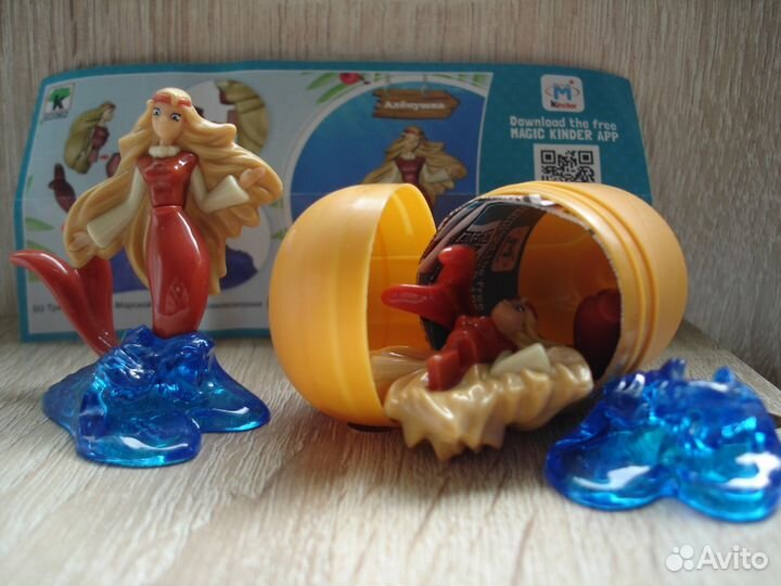Игрушки из киндер Три богатыря и Морской царь 2016