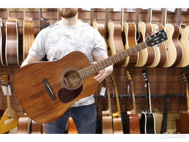Cort Earth60M-OP Акустическая гитара, цвет натурал