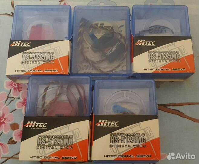 Сервопривод HiTec HS5125MG Digital Super Slim Wing