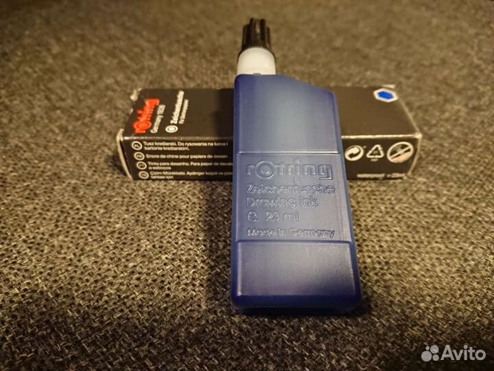 Тушь 23ml синяя, желтая