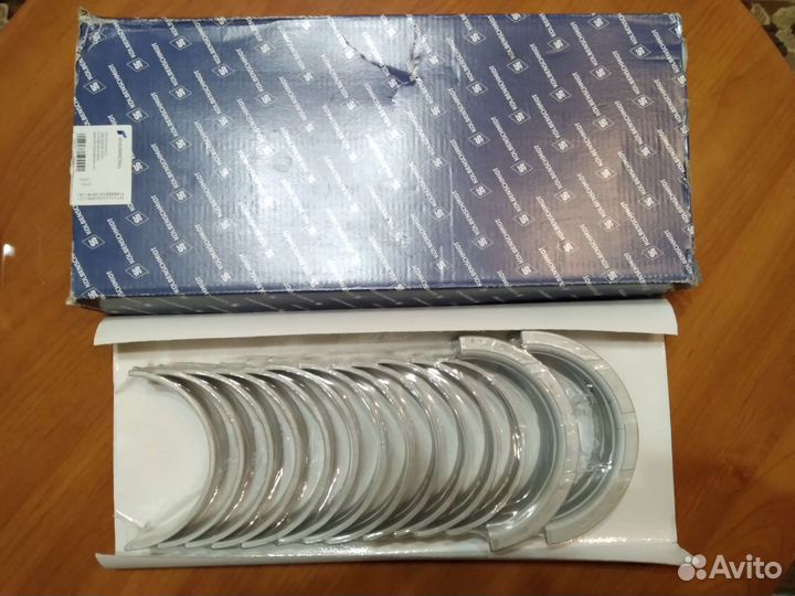 Комплект коренных вкладешей ман d2866