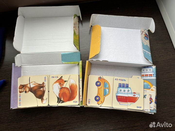 Детские пазлы-половинки Raduga kids