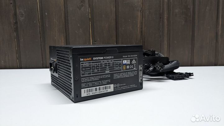 Блок питания be quiet system power 9 CM 600W
