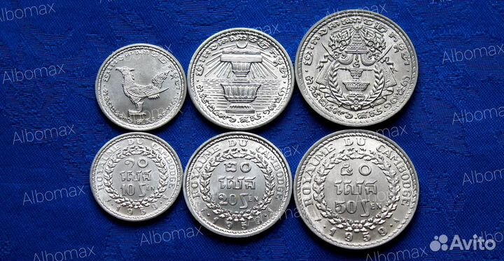 Наборы монет Азии - Филиппины,Мальдивы,Ирак,Оман