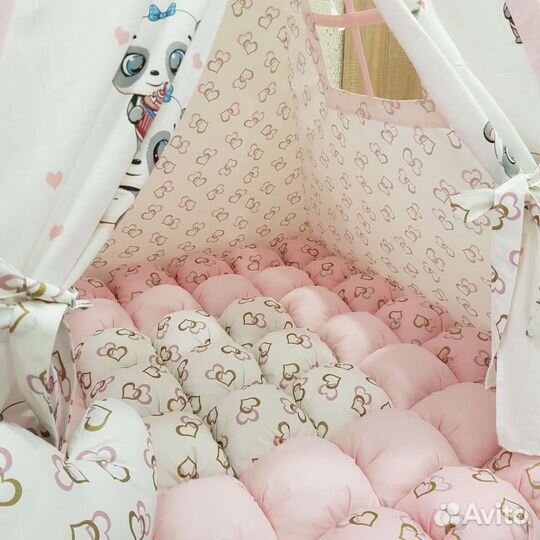 Вигвам для девочки 110*110. Новый