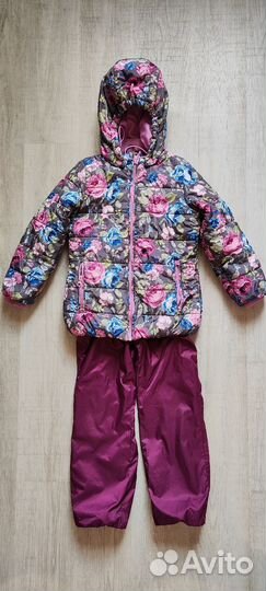Демисезонная куртка и брюки для девочки, б/у