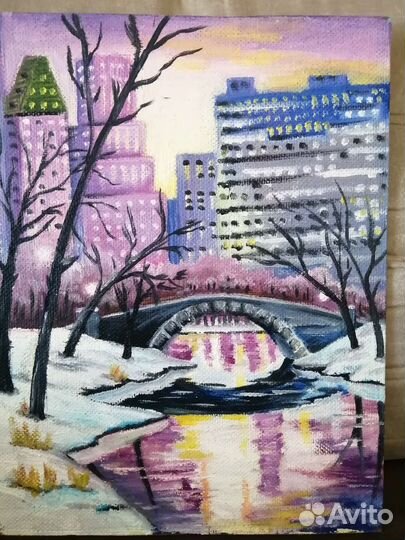 Картина маслом пейзаж