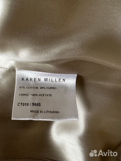 Плащ-тренч женский бежевый Karen Millen 44-46р