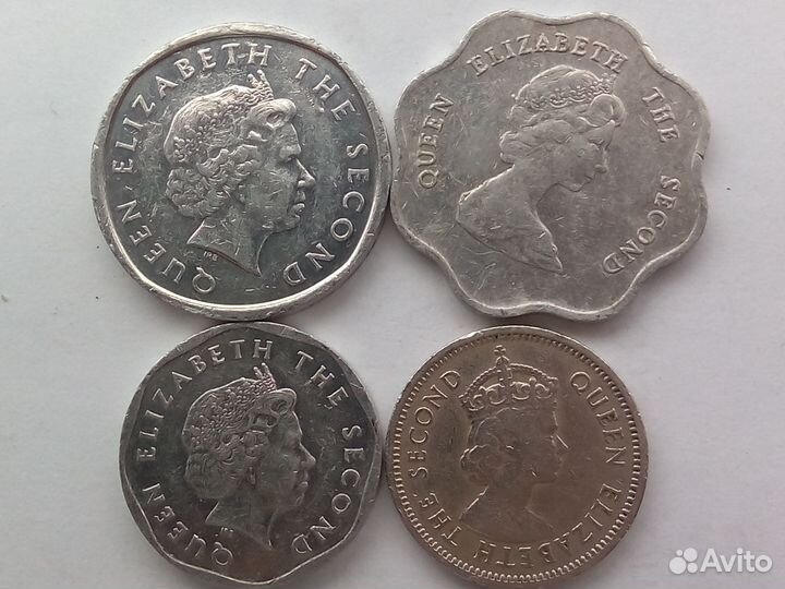 Монеты юар, Турции, Бразилии