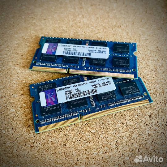 Оперативная память DDR3 для ноутбука
