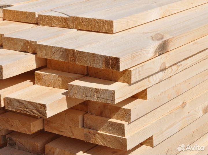 Доска обрезная, камерной сушки 25*100*6000