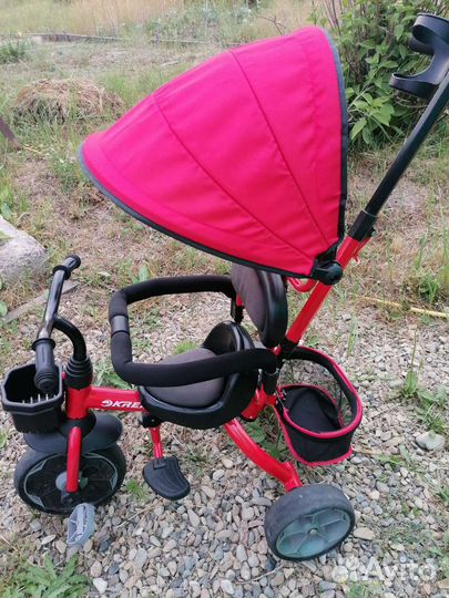 Трехколесный велосипед с тентом kreiss