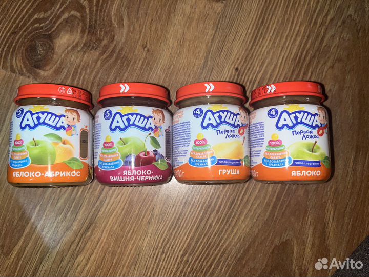 Фруктовое пюре Агуша