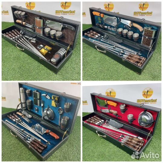 Набор шампуров подарочный