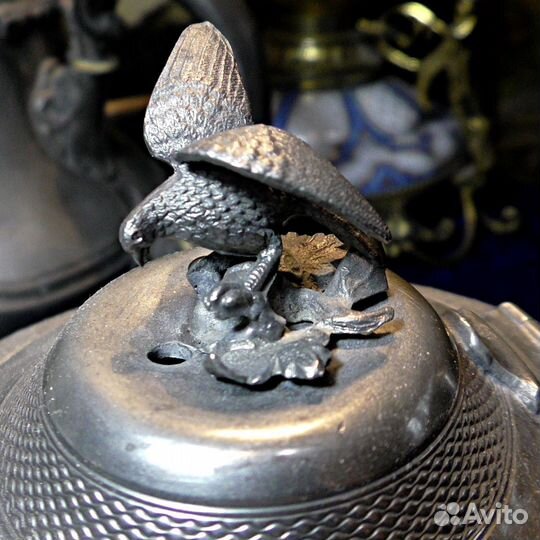 Чайники.Кофейники.19 век.Англия.Оловянные