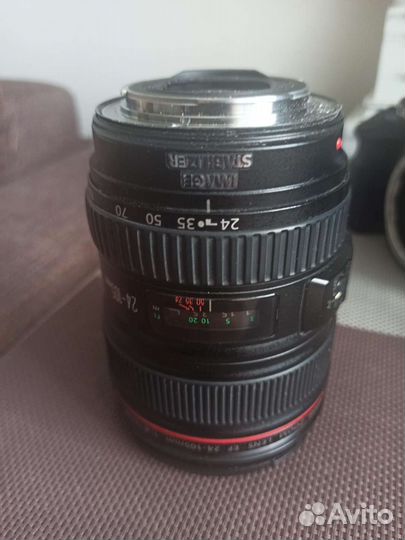 Продам фотоаппарат Canon 60d объектив, Зум 24-105