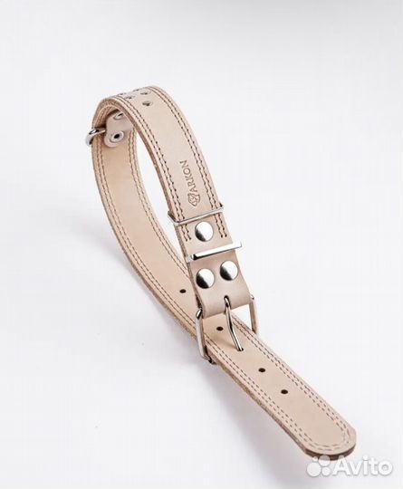 Ошейник кожаный для собак новый