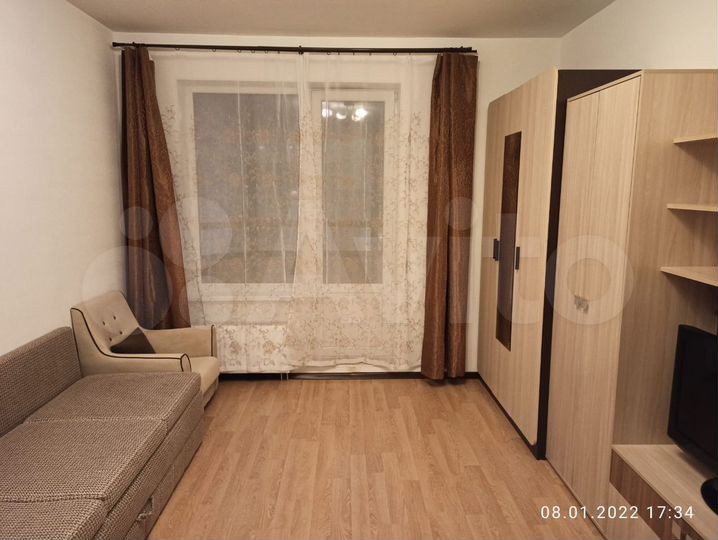 Квартира-студия, 25,4 м², 16/22 эт.