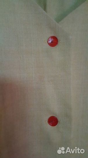 Халат лен Белоруссия СССР винтаж