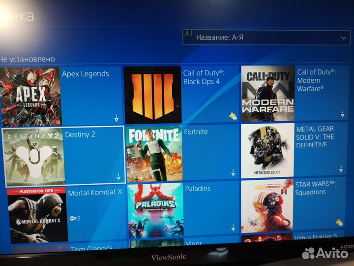 Ps4 slim 1tb + 70 игр + 3 джойстика