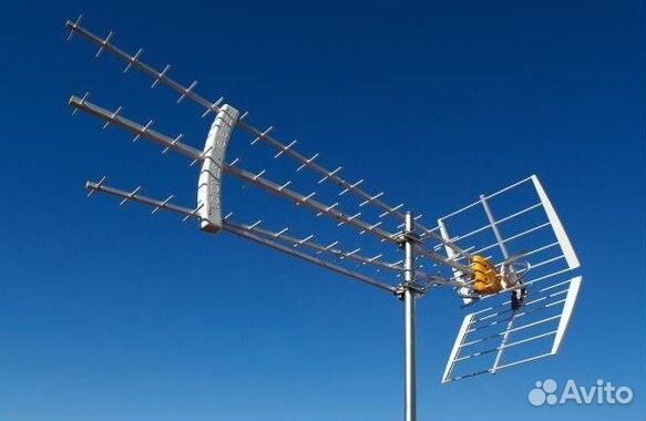 Установка антенн Триколор, НТВ+, эфир, цифровое тв