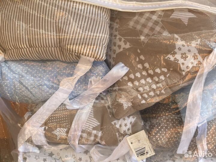 Бортики в кроватку бу и подушка для беременных