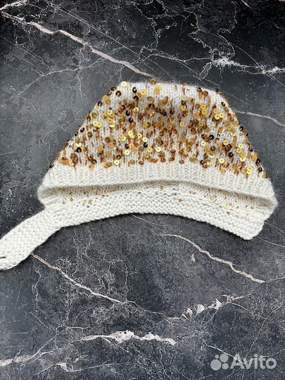 Чепчик с пайетками