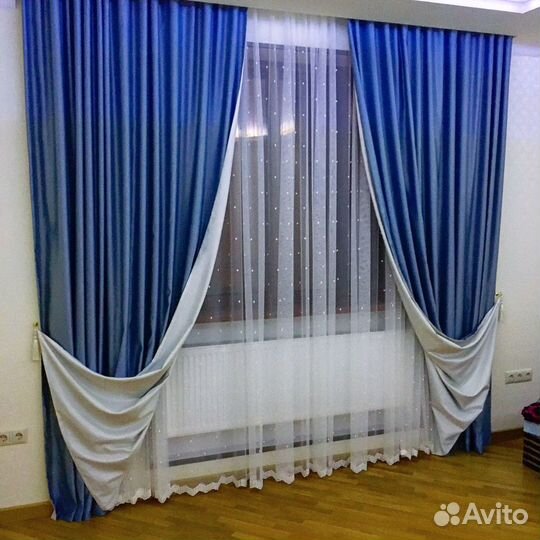 Пошив штор и занавесок, покрывал, дивандеков