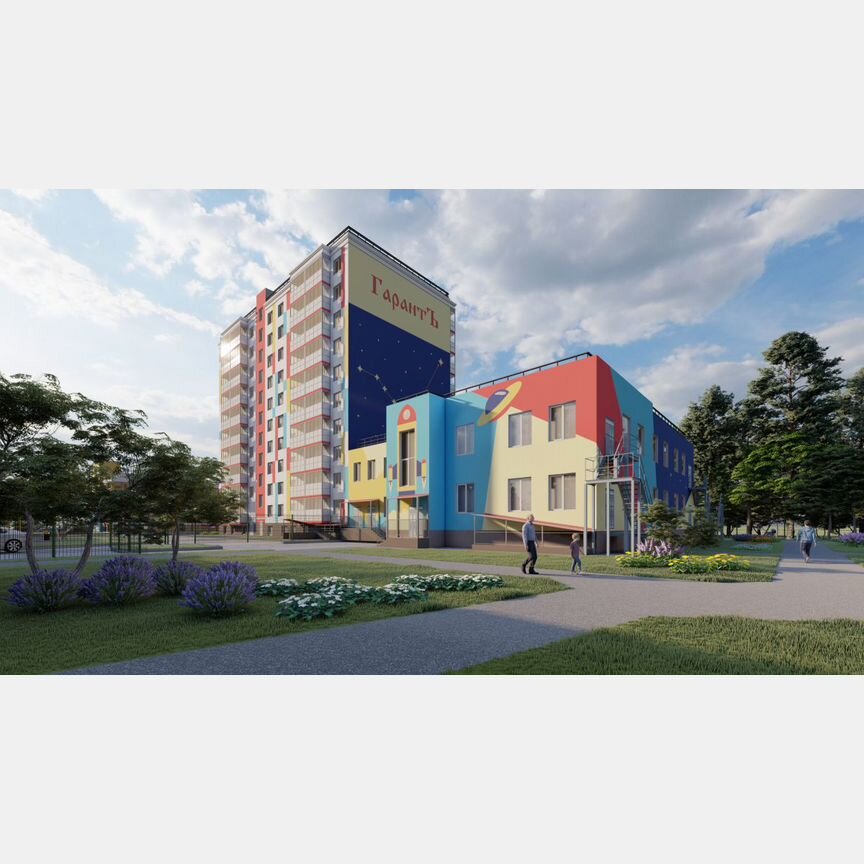1-к. квартира, 58,3 м², 9/10 эт.