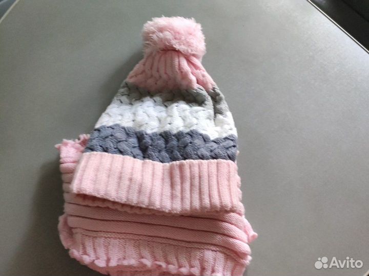 Шапки с шарфами