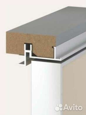 Дверь скрытого монтажа под покраску