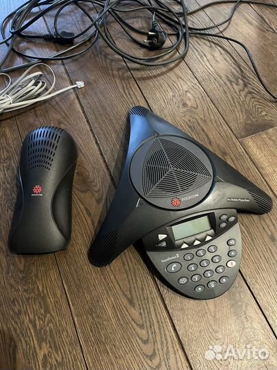 Конференц-телефон Polycom с блоком питания
