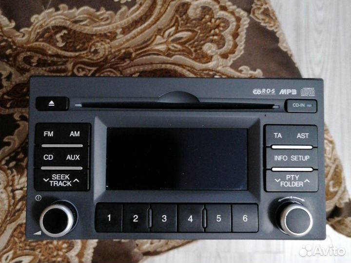 Штатная могнетола на кия Рио 2 новая