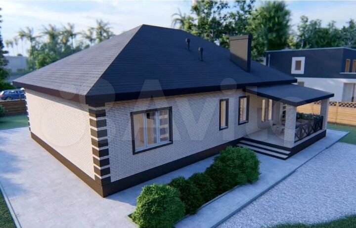 Коттедж 125 м² на участке 12 сот.