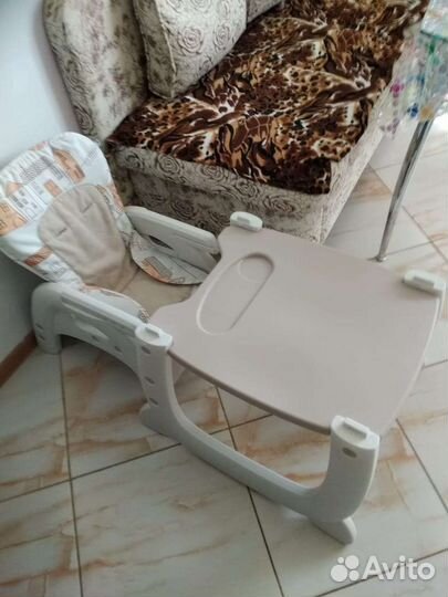 Стульчик+стол для кормления