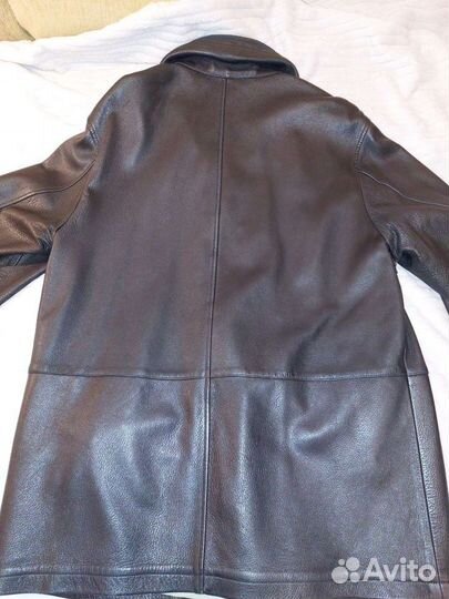Кожаная куртка мужская размер 54 56