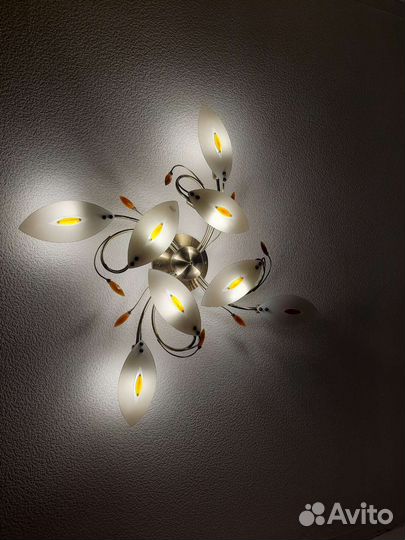Люстра потолочная подвесная бу