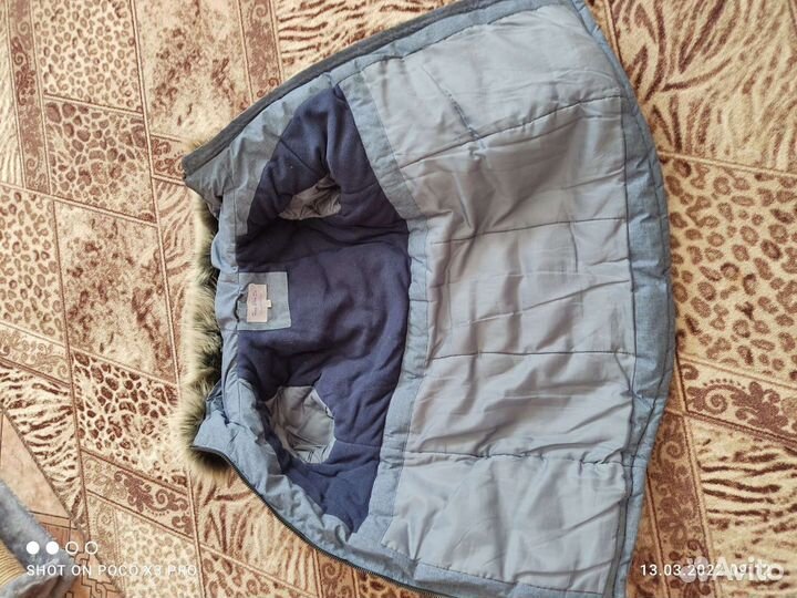 Зимняя куртка на девочку 146