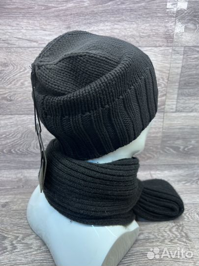 Шапка мужская вязаная из хлопка, Zetta