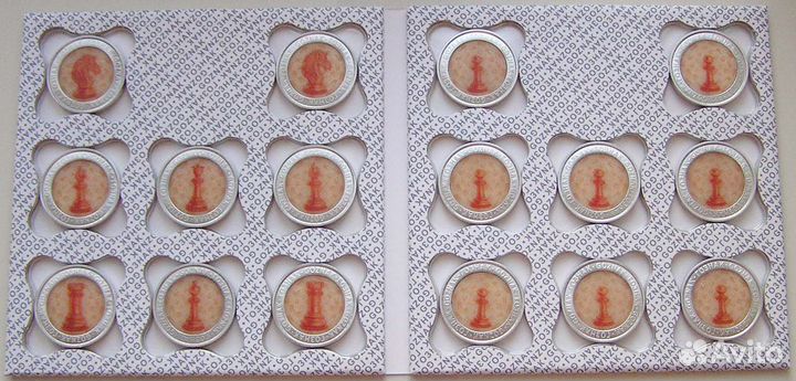 Набор жетонов Гознак ммд 2022 «Шахматы»