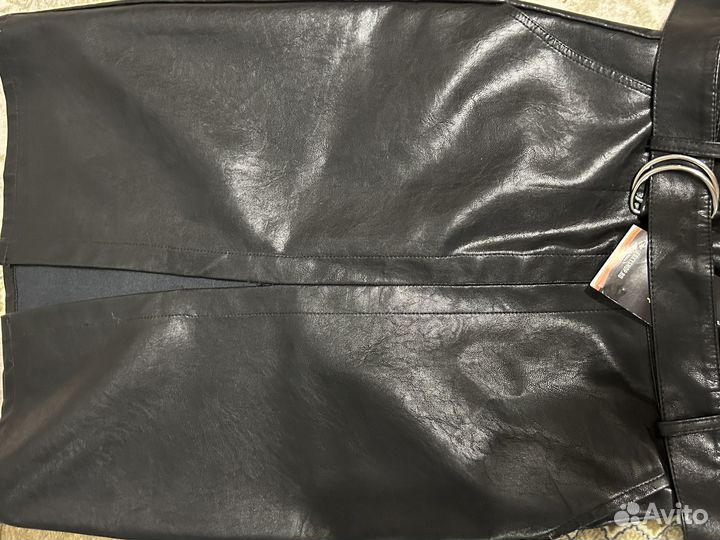 Кожаная юбка