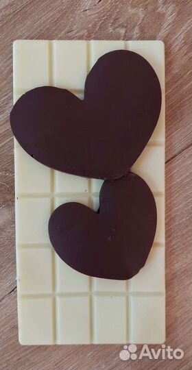 Шоколадное сердце на палочке