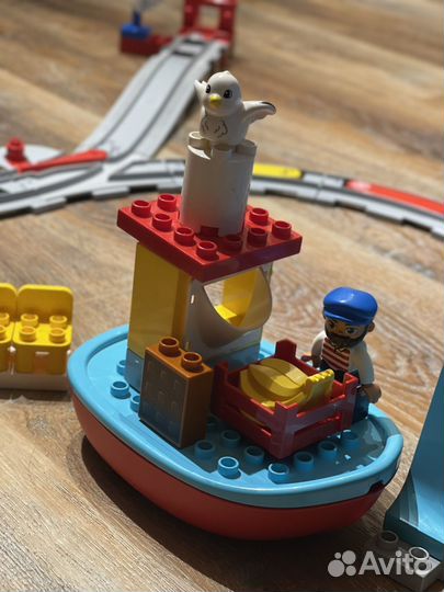 Конструктор lego duplo 10875 Грузовой поезд