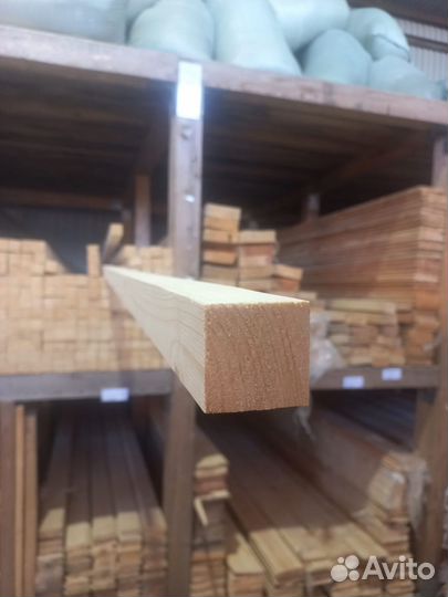Брусок 40*40*3000 сорт ав сухой строганный