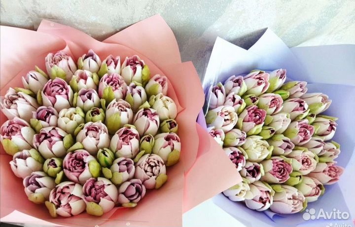 Букет из зефирных цветов