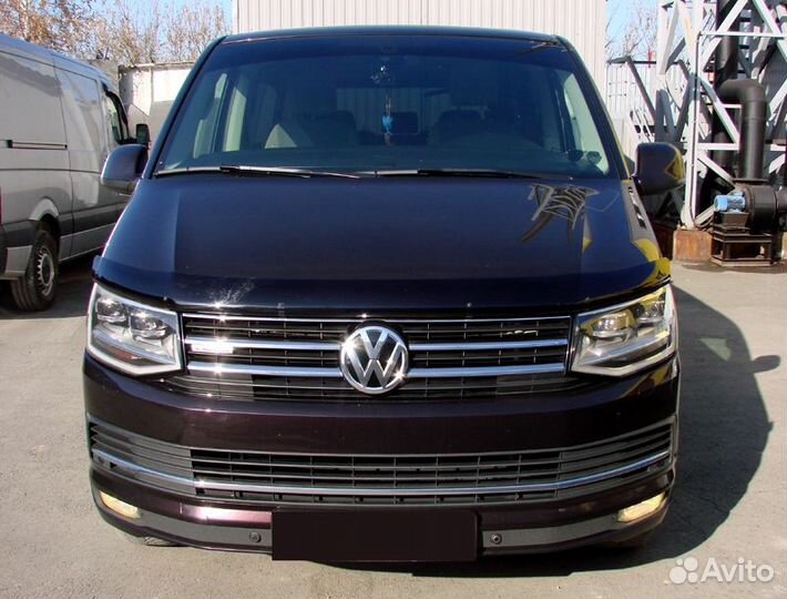 Дефлектор капота темный volkswagen T6 2015- / Фоль